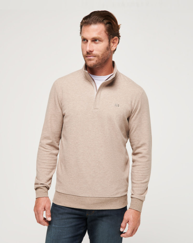 Travis Mathew genser 1/4 zip (herrer)